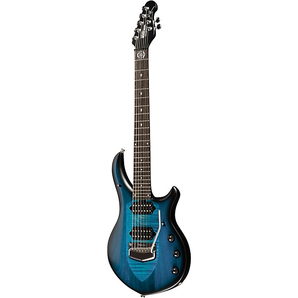 Ernie Ball Music Man John Petrucci Majesty 7 Electric Guitar Blue Silk