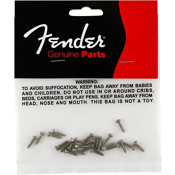 Fender Road Worn Pickguard/Control Plate Screws (24)