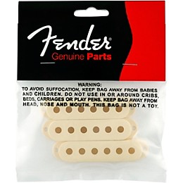 Fender Road Worn Stratocaster Aged White Pickup Covers (3) Aged White