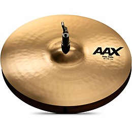 Open Box SABIAN AAX Thin Hi-Hats Brilliant Level 2 14 in., Top 197881168636