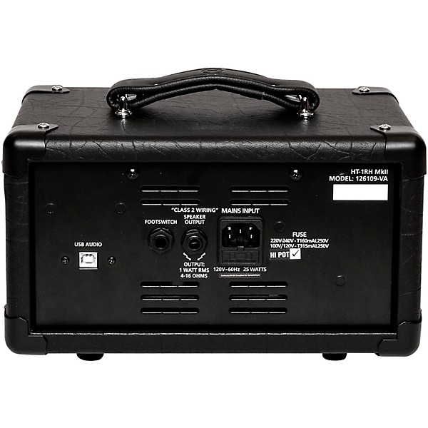 Blackstar HT-1RH MkII 1W Tube Guitar Amp Head Black