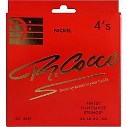 Richard Cocco RC4DN Nickel 4-String Electric Bass Guitar Strings