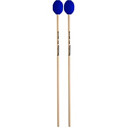 Innovative Percussion She-e Wu Series Birch Handle Marimba Mallets Soft Electric Blue Yarn