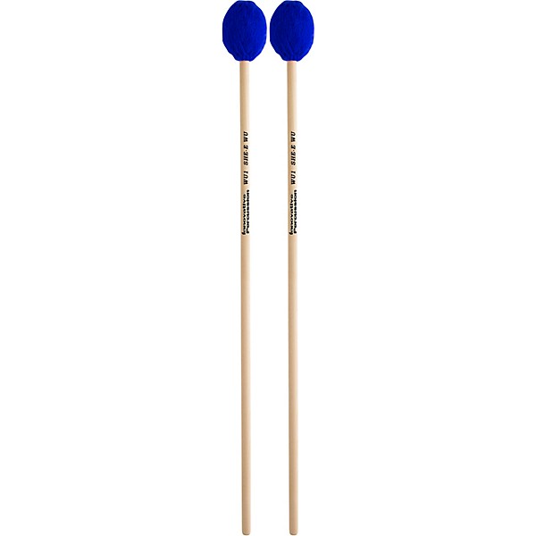 Innovative Percussion She-e Wu Series Birch Handle Marimba Mallets Soft Electric Blue Yarn