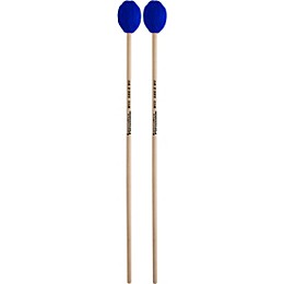 Innovative Percussion She-e Wu Series Birch Handle Marimba Mallets Medium Electric Blue Yarn