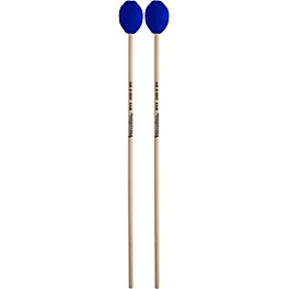 Innovative Percussion She-e Wu Series Birch Handle Marimba Mallets Medium Electric Blue Yarn