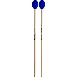 Innovative Percussion She-e Wu Series Birch Handle Marimba Mallets Medium Hard Electric Blue Yarn
