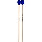 Innovative Percussion She-e Wu Series Birch Handle Marimba Mallets Medium Hard Electric Blue Yarn thumbnail