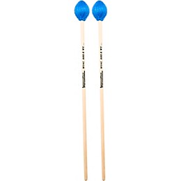Innovative Percussion She-e Wu Series Birch Handle Marimba Mallets Medium Hard Concerto Electric Blue Cord