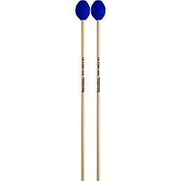 Innovative Percussion She-e Wu Series Birch Handle Marimba Mallets Very Hard Electric Blue Yarn