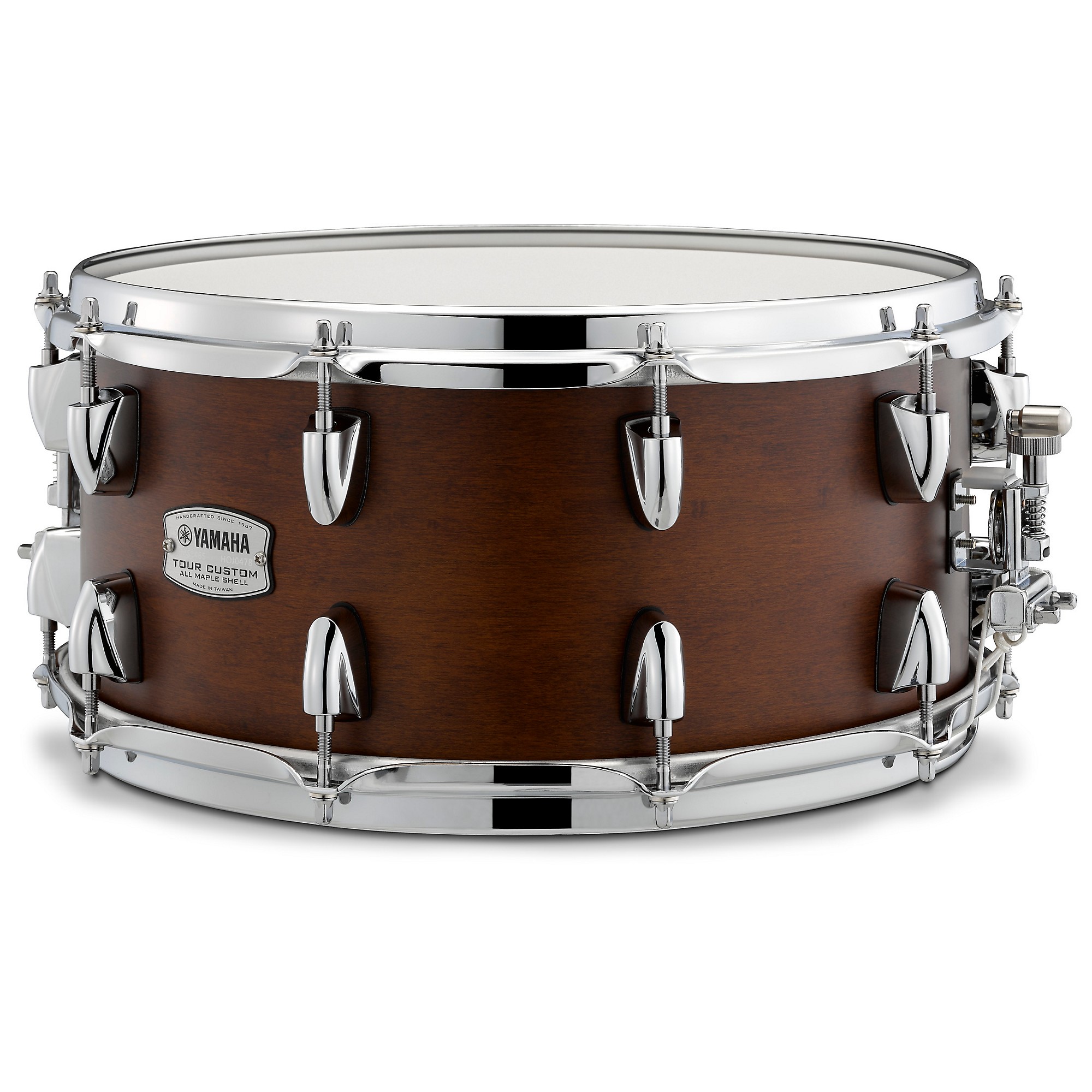 Yamaha Tour Custom Maple Snare Drum 14 x 6.5 in. Chocolate Satin