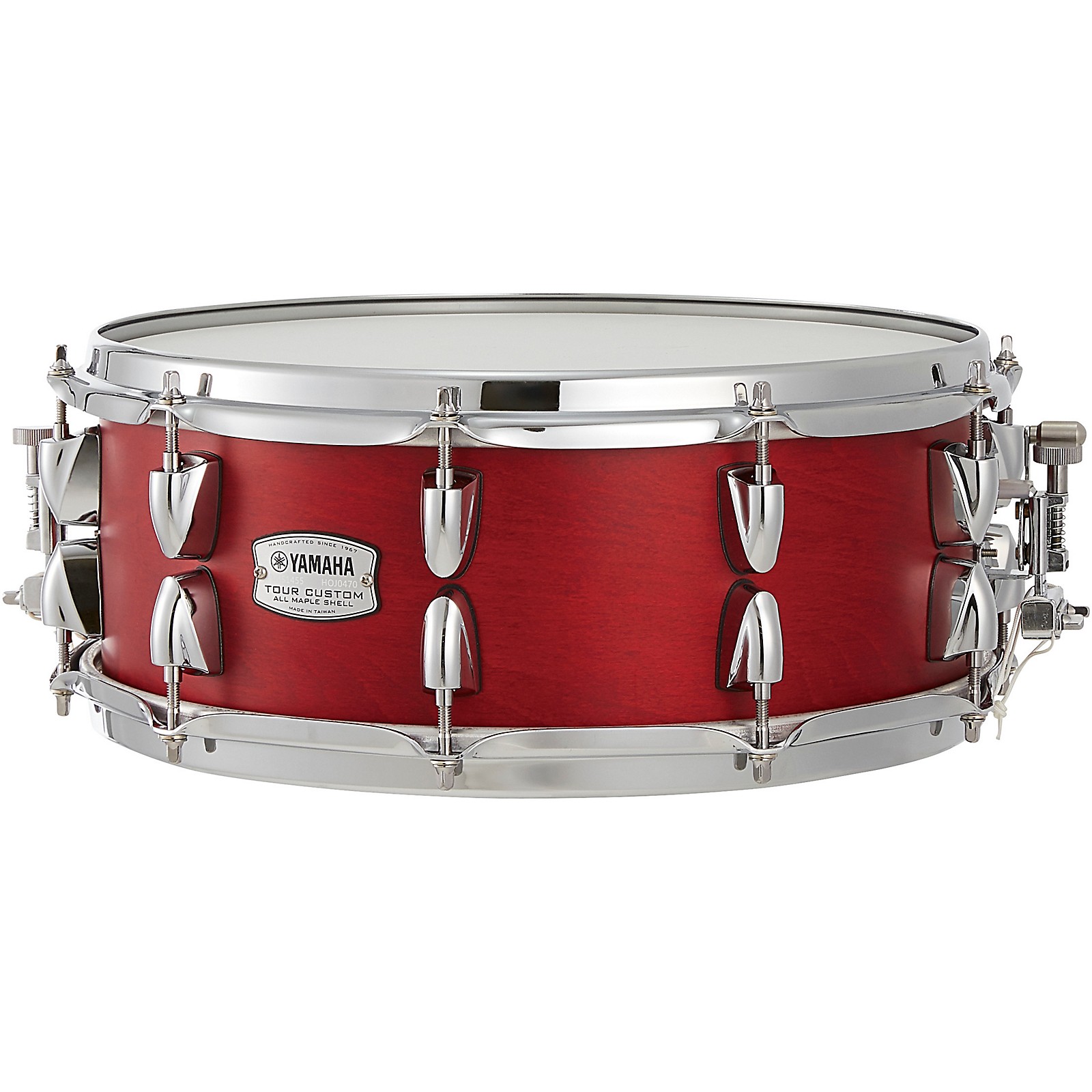 Yamaha Tour Custom Maple Snare Drum 14 x 5.5 in. Candy Apple Satin | Guitar  Center