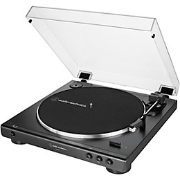 Audio-Technica AT-LP60X Fully Automatic Belt-Drive Stereo Record Player Black