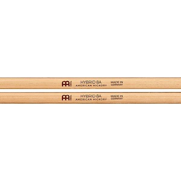 Meinl Stick & Brush Hybrid Hickory Drum Sticks 8A