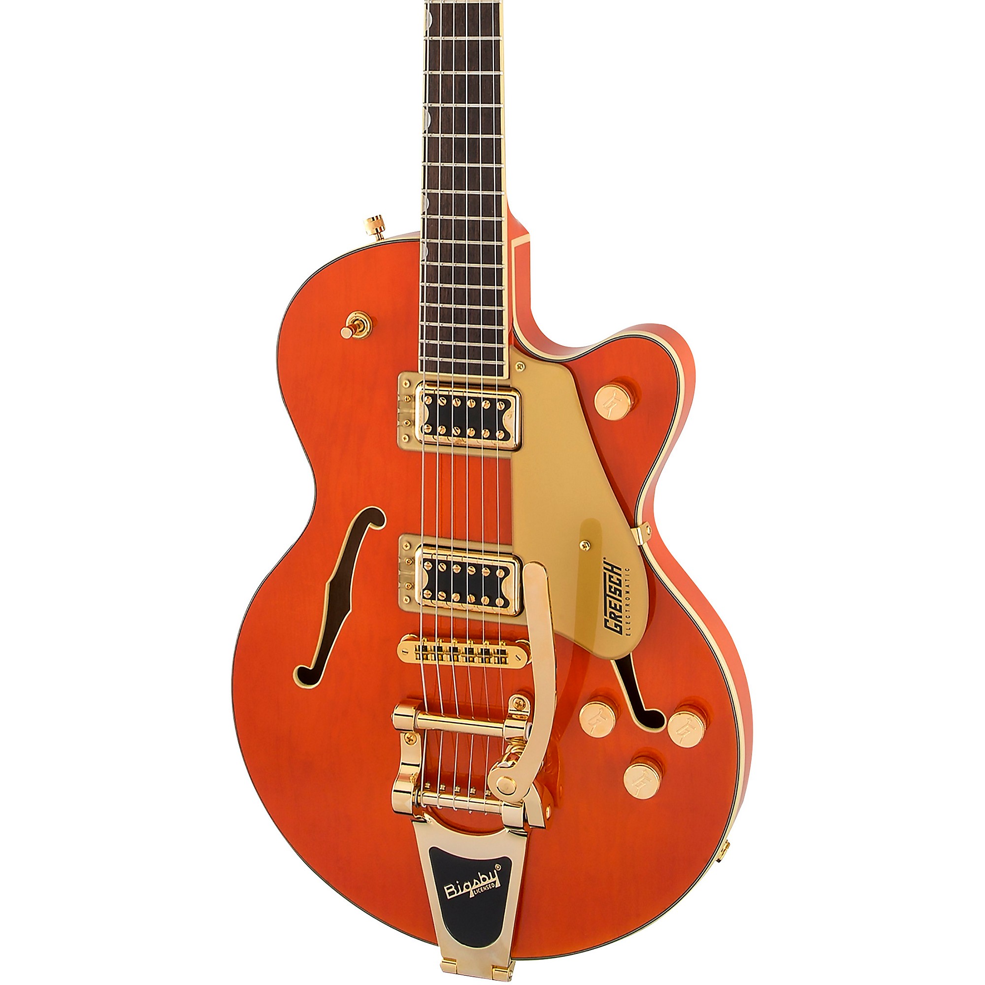 Gretsch Guitars G5655TG Electromatic Center Block Jr. Bigsby Electric  Guitar Orange
