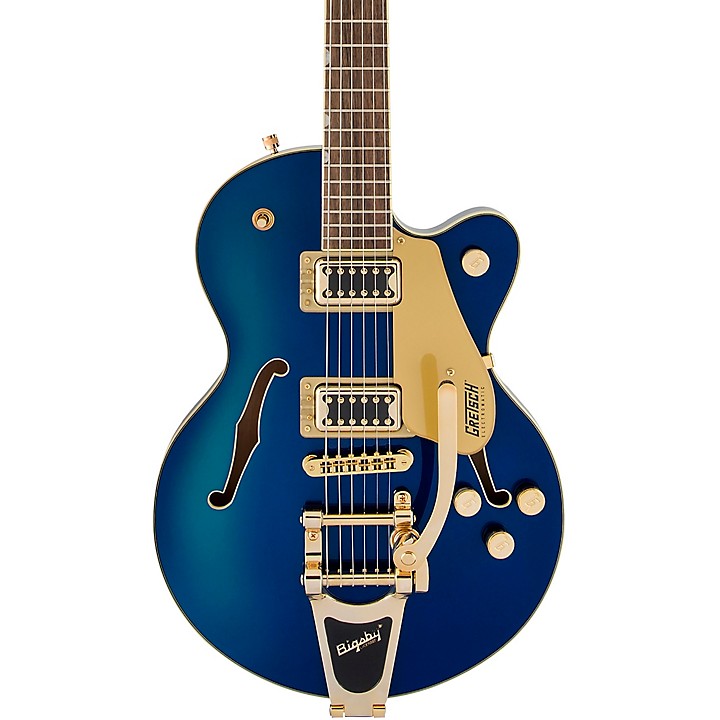 Gretsch Guitars G5655TG Electromatic Center Block Jr. Bigsby Electric  Guitar Azure Metallic | Guitar Center