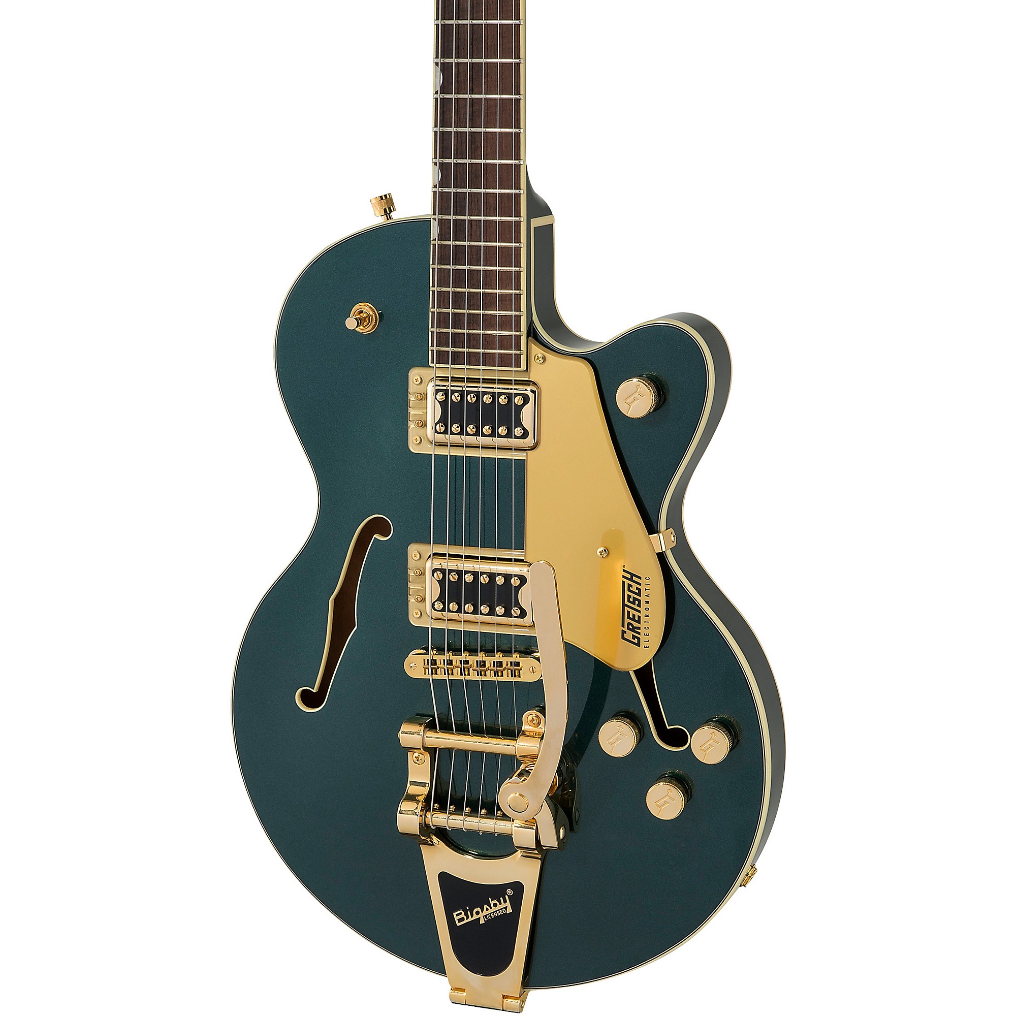 Gretsch Guitars G5655TG Electromatic Center Block Jr. Bigsby Electric  Guitar Cadillac Green