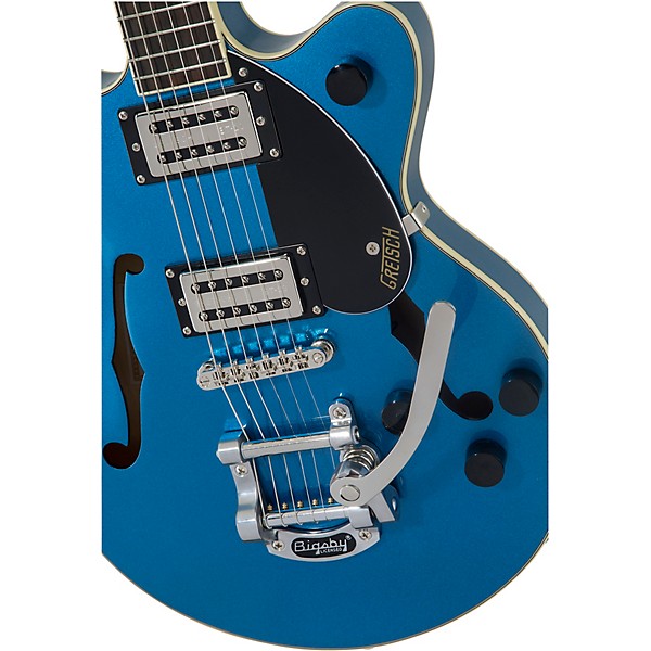 Gretsch Guitars G2655T Streamliner Center Block Jr. Double-Cut With Bigsby Electric Guitar Fairlane Blue