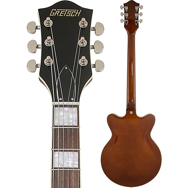 Gretsch Guitars G2655 Streamliner Center Block Jr. With V-Stoptail Electric Guitar Single Barrel Stain