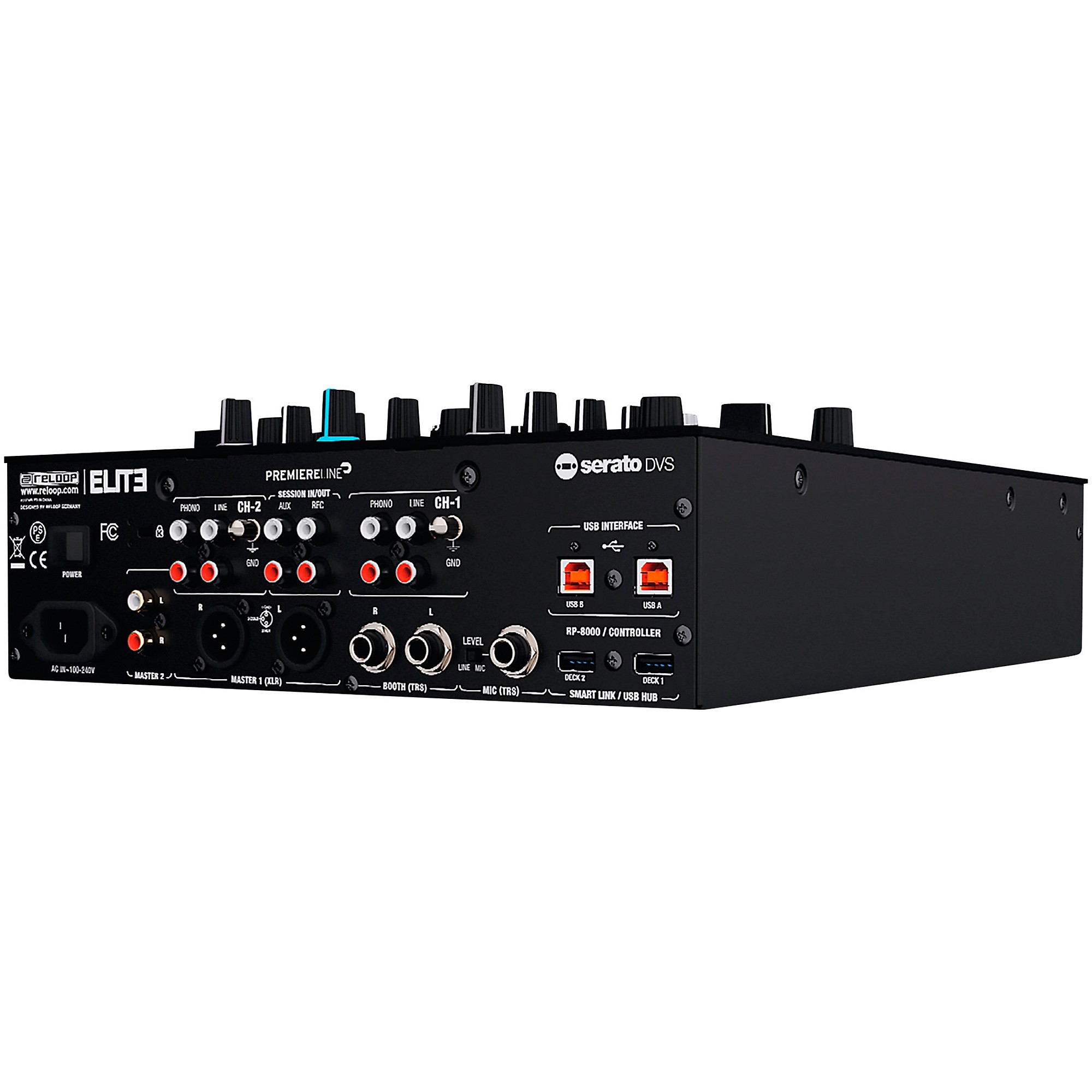 Reloop ELITE 2-Channel DVS Battle Mixer for Serato DJ Pro