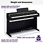 Yamaha YDP-164 Arius Traditional Console Digital Piano With Bench Black