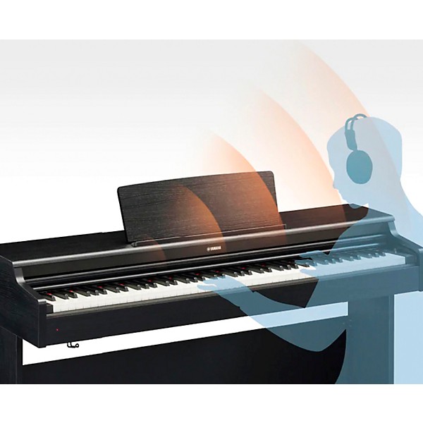 Yamaha YDP-164 Arius Traditional Console Digital Piano With Bench Black