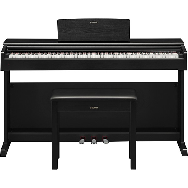 Open Box Yamaha Arius YDP-144 Digital Console Piano Level 2 Black 194744347665