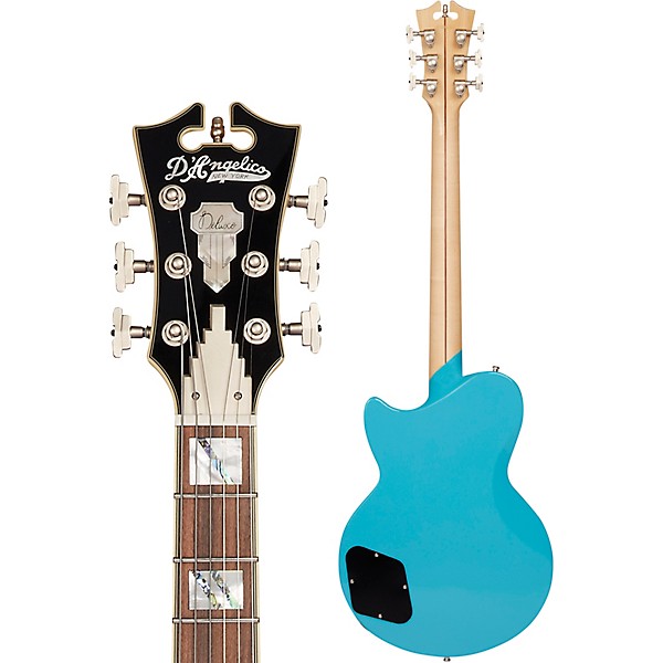 D'Angelico Deluxe Series Atlantic Brandon Niederauer Electric Guitar Sonic Blue