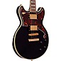 Open Box D'Angelico Deluxe Series Brighton Electric Guitar with Stopbar Tailpiece Level 2 Black 190839695987