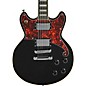 Open Box D'Angelico Premier Series Brighton Electric Guitar with Stopbar Tailpiece Level 2 Black 194744427367 thumbnail