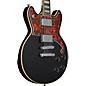 D'Angelico Premier Series Brighton Electric Guitar With Stopbar Tailpiece Black