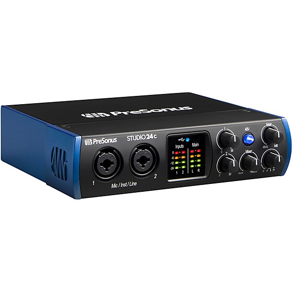 PreSonus Studio 24c USB-C 2x2 Audio/MIDI Interface