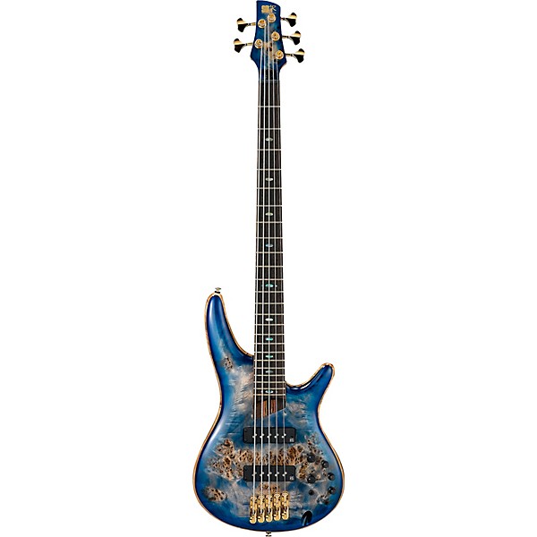 Ibanez SR2605 Premium 5-String Bass Cerulean Blue Burst