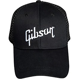 Gibson Black Trucker Snapback One Size Fits All