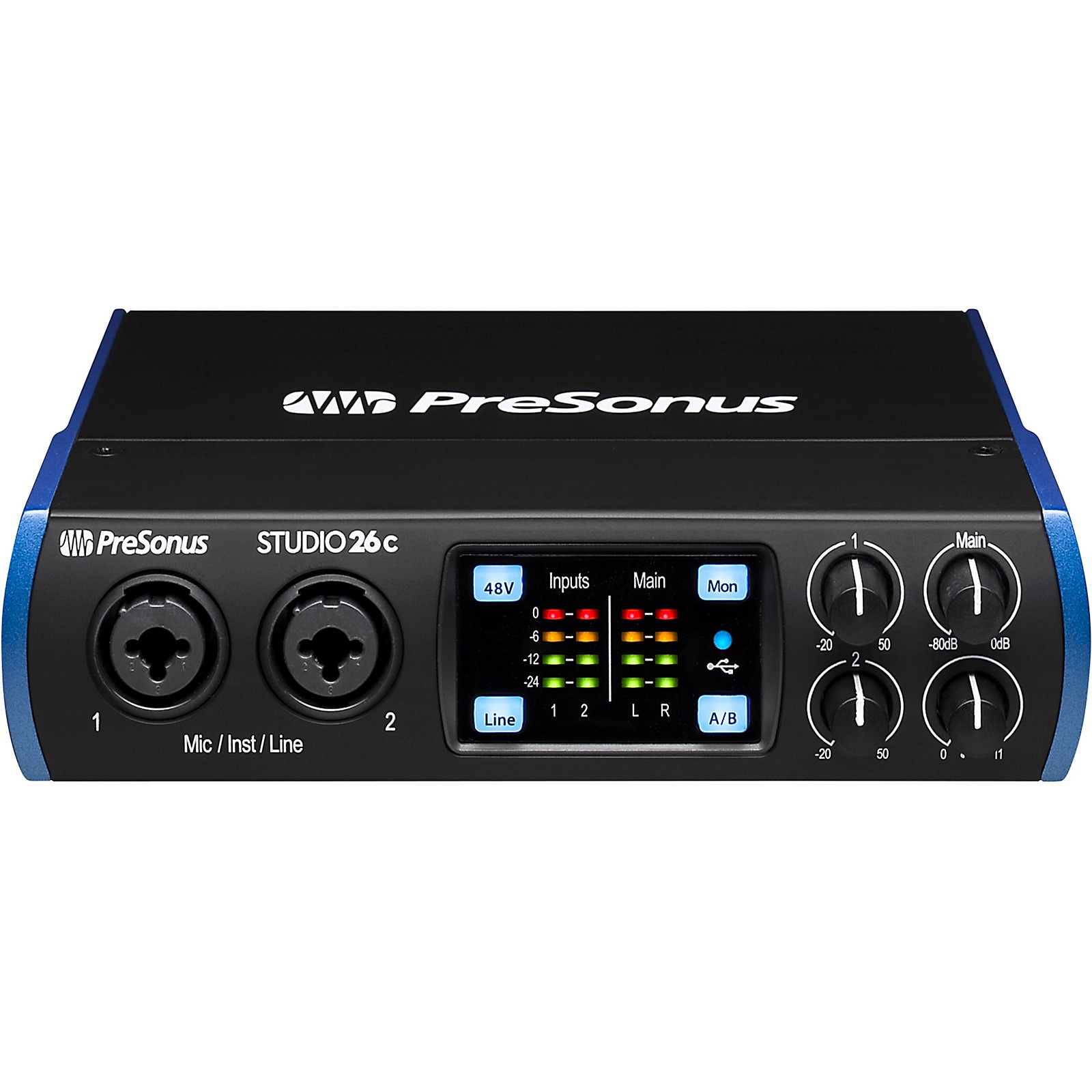 PreSonus Studio 26c USB-C 2x4 Audio/MIDI Interface