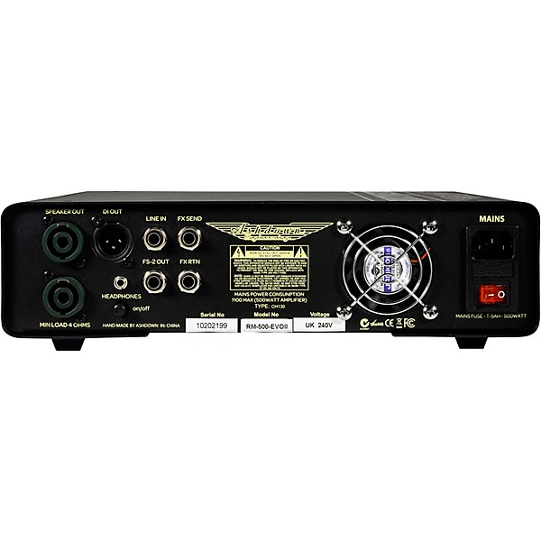 Ashdown Rootmaster RM-500 EVO II 500W Bass Amp Head