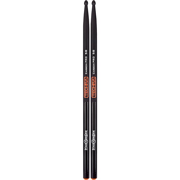 TECHRA Carbon Pro Super Grip Mike Hansen Signature Series Drum Sticks 5B