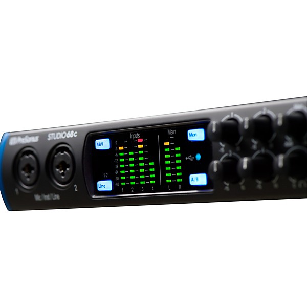 Open Box PreSonus Studio 68c USB-C 6x6 Audio/MIDI Interface Level 1