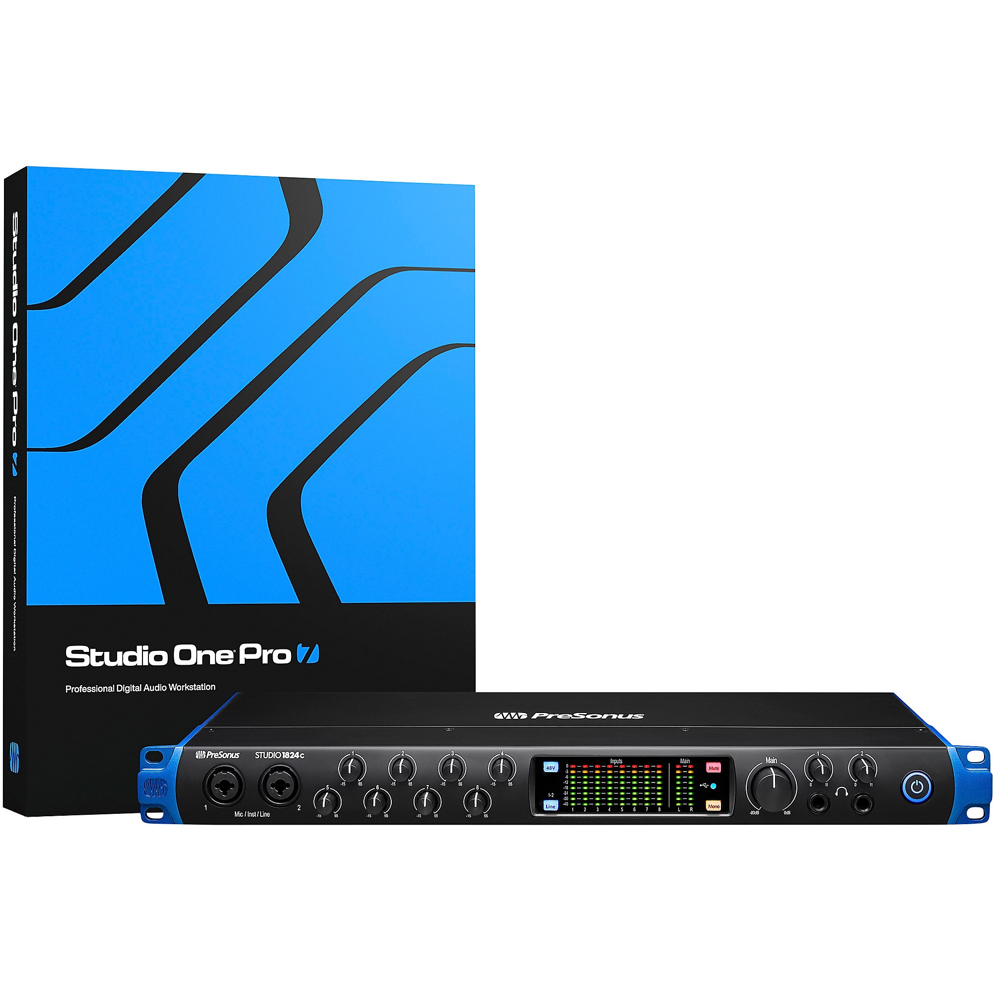 【美品】PreSonus STUDIO 1824c PreSonus Studio 1824c USB-C 18x18 Audio/MIDI Interface | Guitar Center