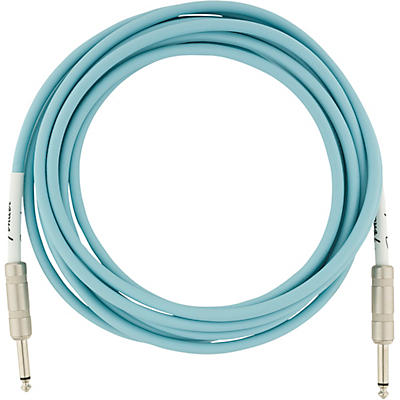 Fender Original Series Straight To Straight Instrument Cable 10 Ft. Daphne Blue for sale