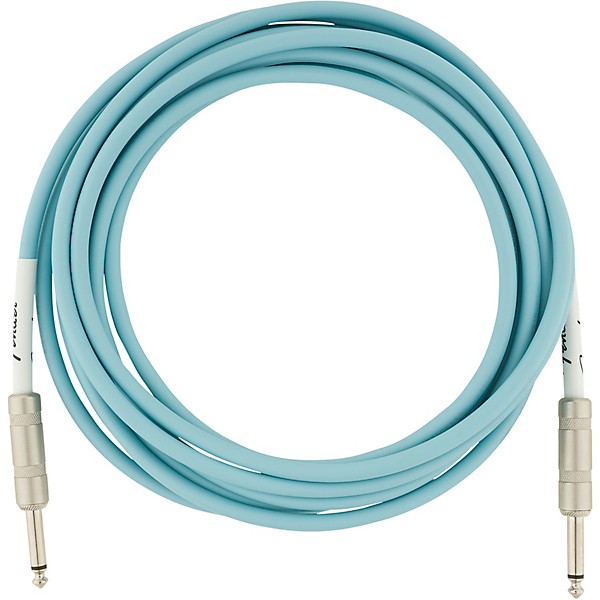 Fender Original Series Straight to Straight Instrument Cable 10 ft. Daphne Blue