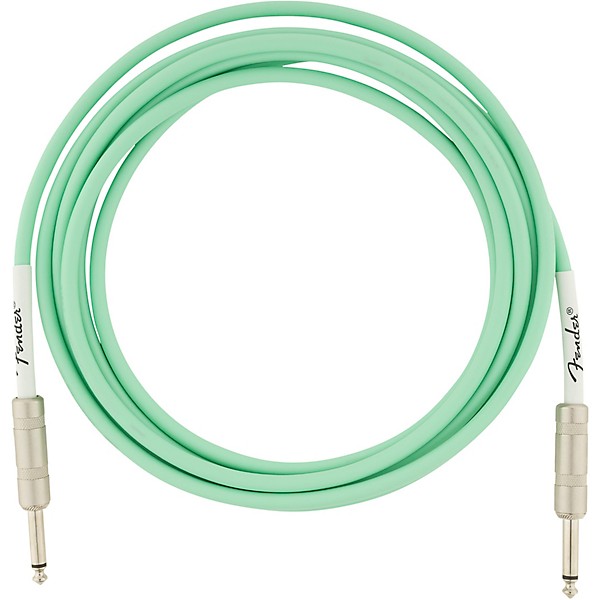 Fender Original Series Straight to Straight Instrument Cable 10 ft. Surf Green