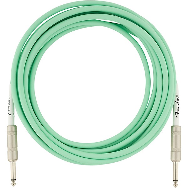 Fender Original Series Straight to Straight Instrument Cable 15 ft. Surf Green