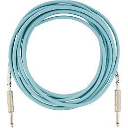 Fender Original Series Straight to Straight Instrument Cable 18.6 ft. Daphne Blue