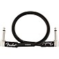 Fender Professional Series Angle to Angle Instrument Cable 1 ft. Black thumbnail