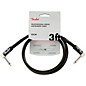 Fender Professional Series Angle to Angle Instrument Cable 3 ft. Black