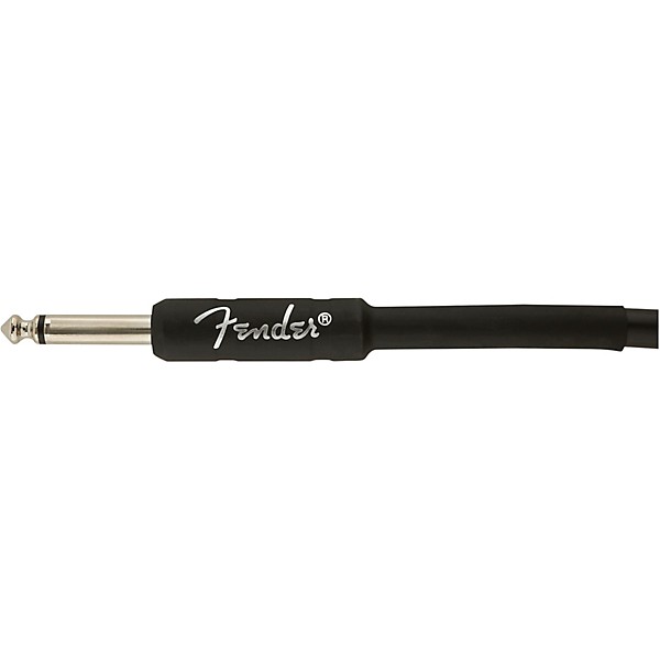 Fender Professional Series Straight to Angle Instrument Cable 10 ft. Black