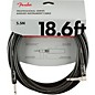 Fender Professional Series Straight to Angle Instrument Cable 18.6 ft. Black