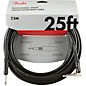 Fender Professional Series Straight to Angle Instrument Cable 25 ft. Black