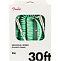 Fender Original Series Straight to Angle Coiled Cable 30 ft. Surf Green